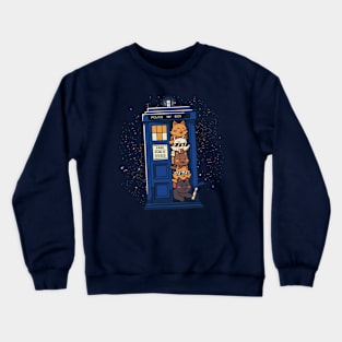 Time Travel Cats by Tobe Fonseca Crewneck Sweatshirt